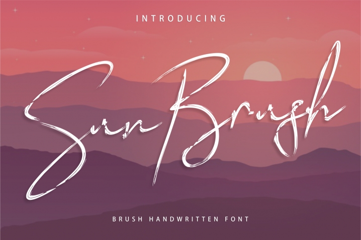 Sun Brush Font Download
