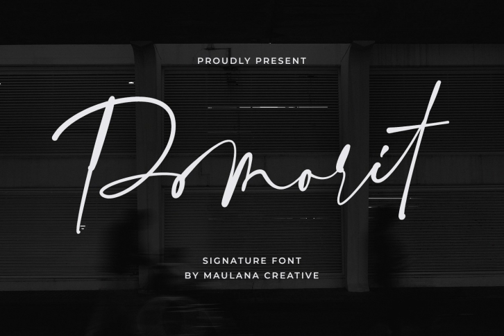 Pomorit Signature Font Font Download