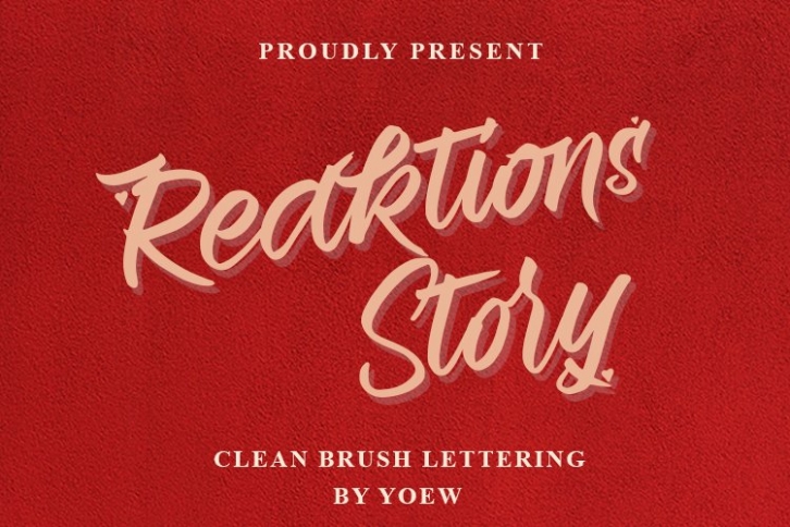 Reaktions Story Font Download