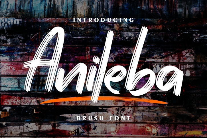 Anileba | Brush Font Font Download