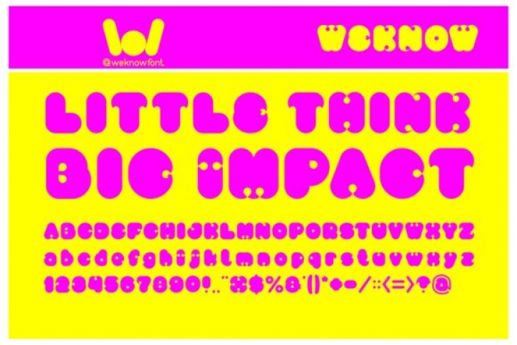 Little Think Big Impact Font Download