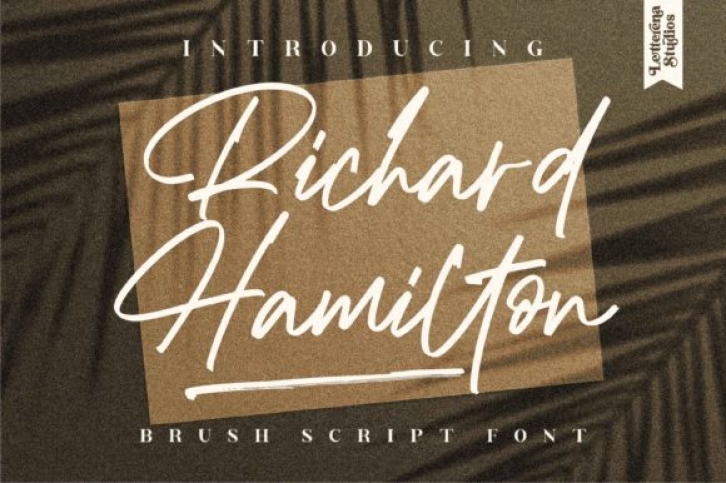 Richard Hamilton Font Download
