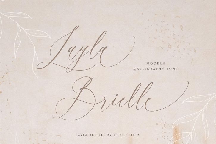 Layla Brielle Font Font Download