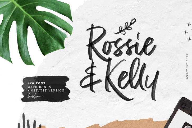 Rossie Kelly - SVG Font Font Download