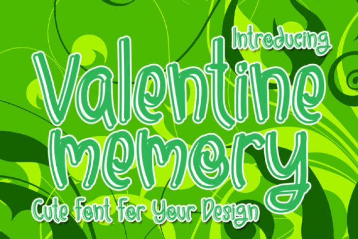 Valentine Memory Font Download