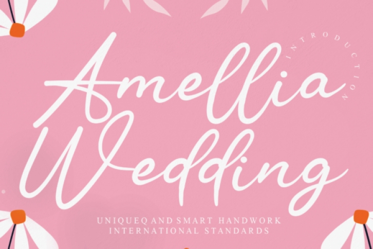 Amellia Wedding Font Download