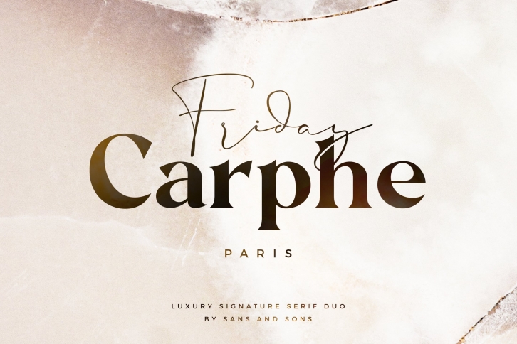 Carphe - Modern Luxury Duo Font Download
