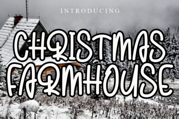 Christmas Farmhouse Font Download