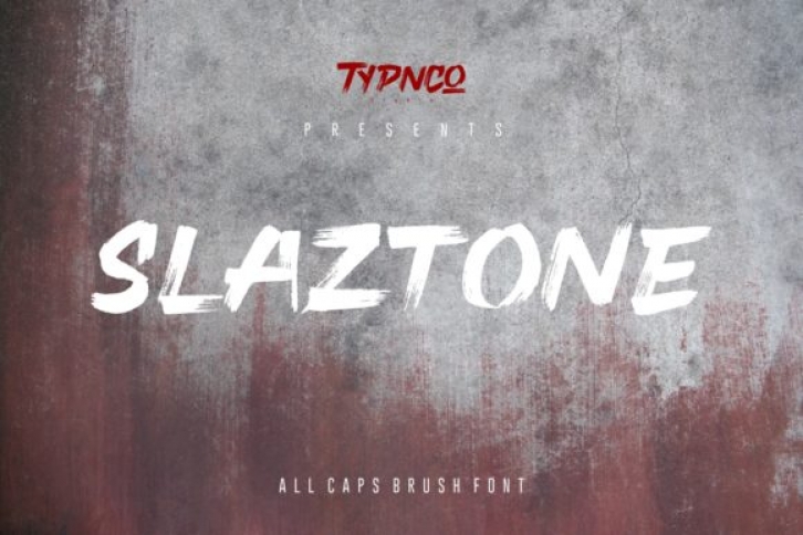 Slaztone Font Download