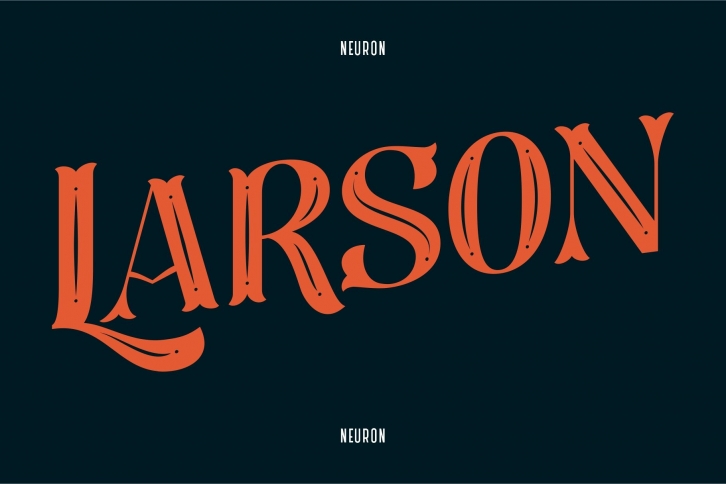 Larson Decorative Display Font Font Download