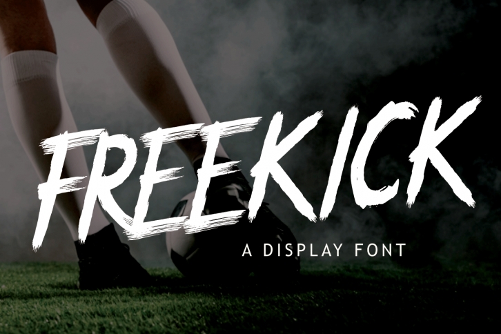 FREEKICK - Brush Font Font Download