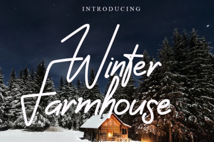 Winter Farmhouse Font Download