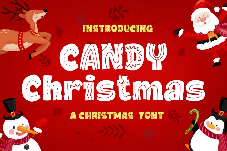 Candy Christmas Font Download