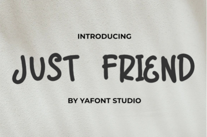Just Friend Font Download