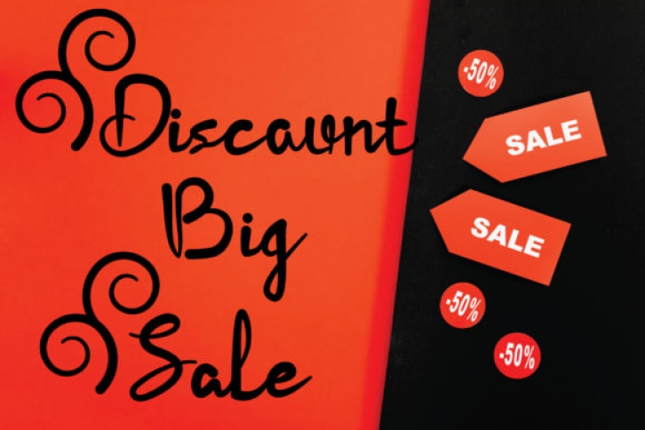 Discount Big Sale Font Download