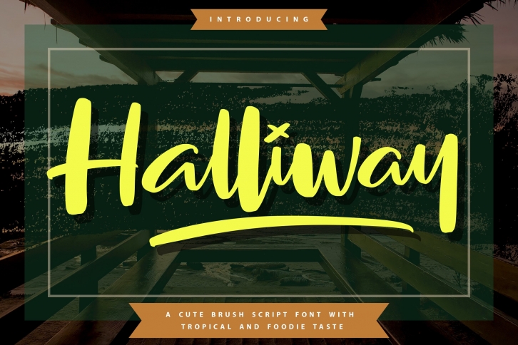 Halliway | Brush Script Font Font Download