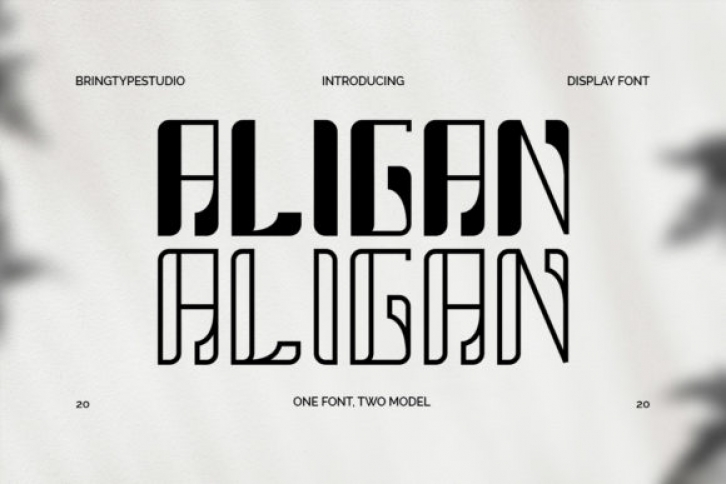 Aligan Font Download