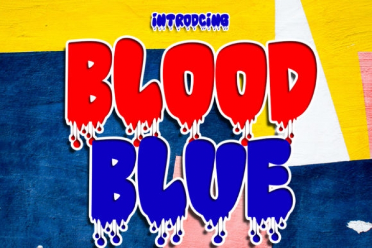 Blood Blue Font Download