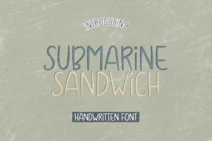 Submarine Sandwich Font Download