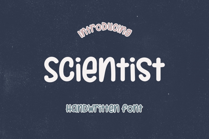 Scientist - A Playful Handwritten Font Font Download