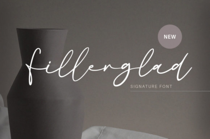 Fillerglad Font Download