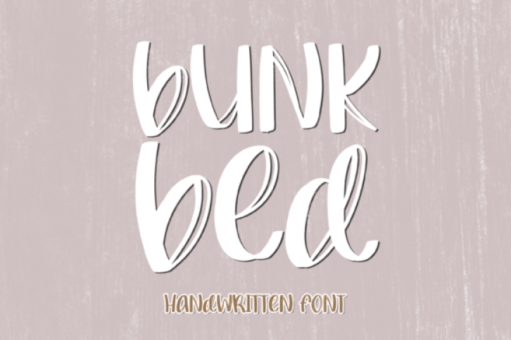 Bunk Bed Font Download