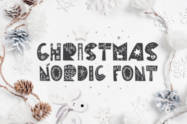 Christmas Nordic Font Download