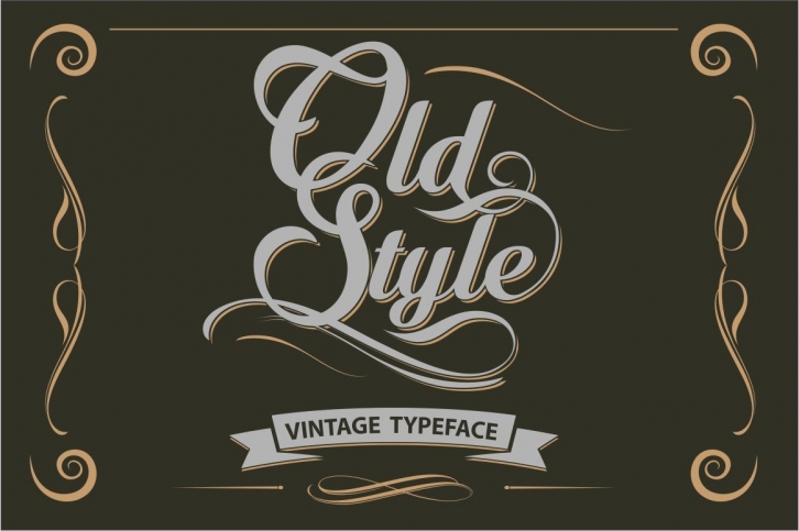 Old Style - Vintage Letters Font Download