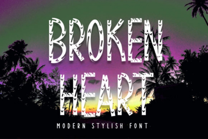 Broken Heart Font Download