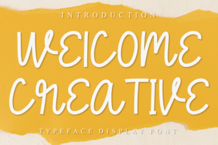 Welcome Creative Font Download