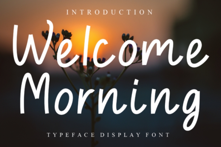 Welcome Morning Font Download