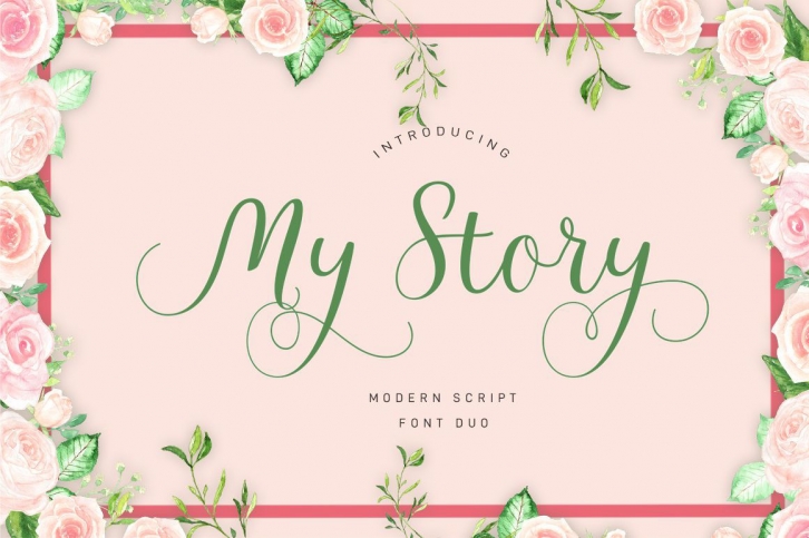 My Story Script Font Duo Font Download