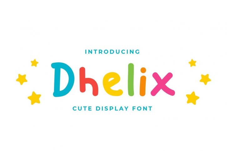 Dhelix - Cute Display Font Font Download
