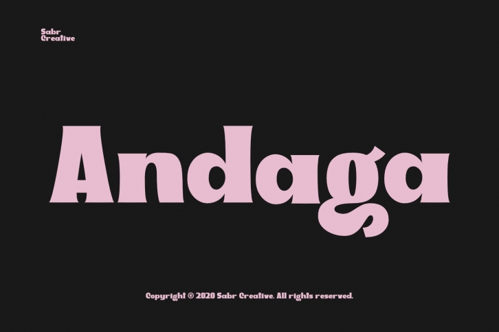 Andaga Font Download