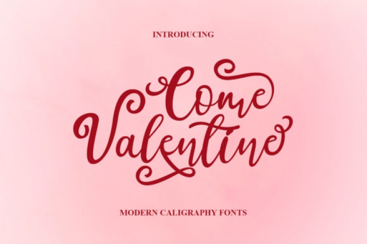 Come Valentine Font Download