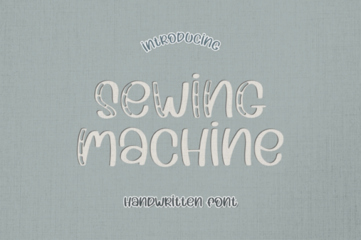 Sewing Machine Font Download