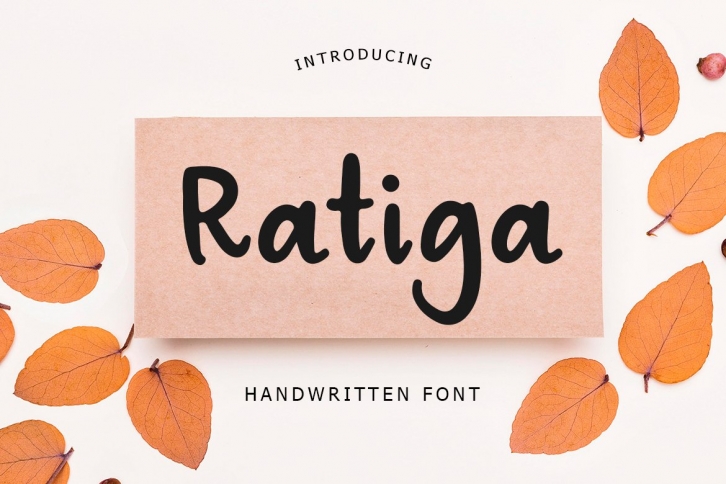 Ratiga Handwritten Font Font Download