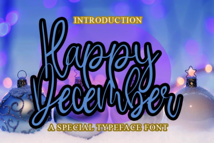 Happy December Font Download