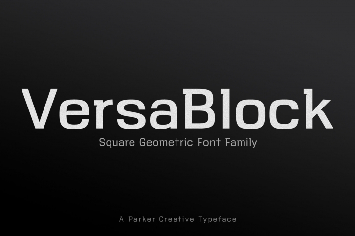 Versablock Sharp Font + Freebies Font Download
