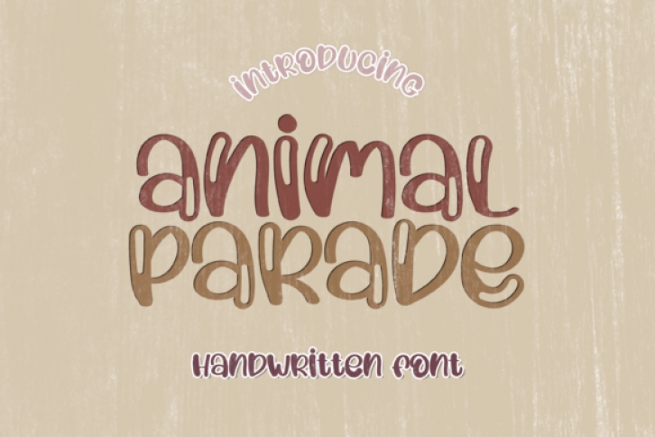 Animal Parade Font Download