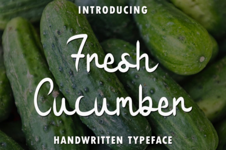 Fresh Cucumber Font Download