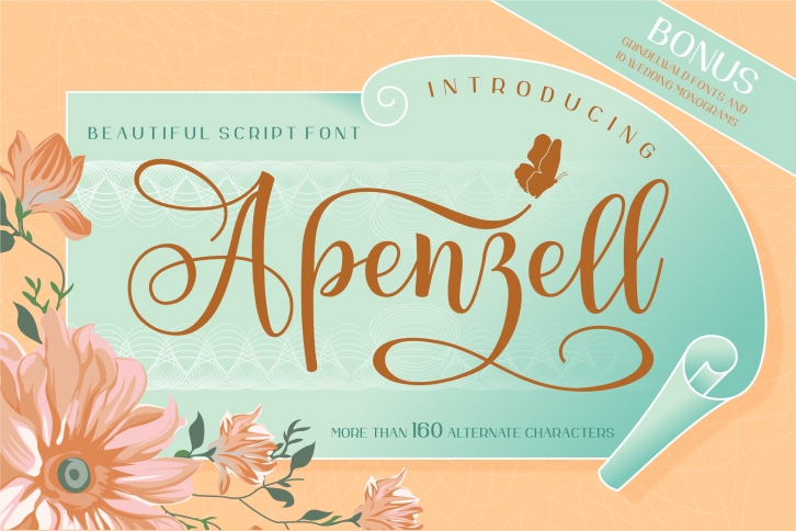 Apenzell Script | 2 font Font Download