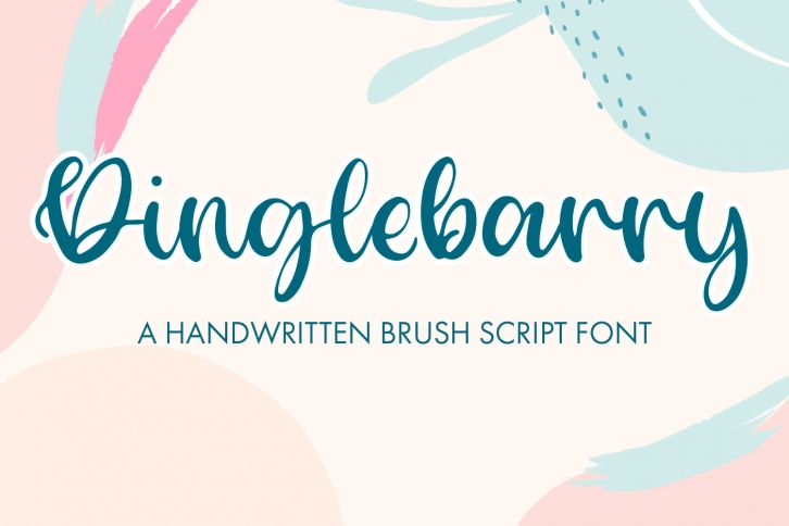 Dinglebarry - A Handwritten Brush Script Font Download