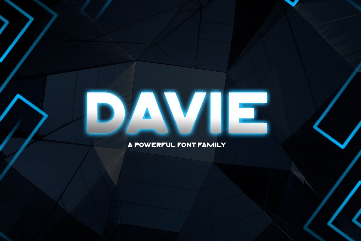 Davie || Powerful Font Family Font Download