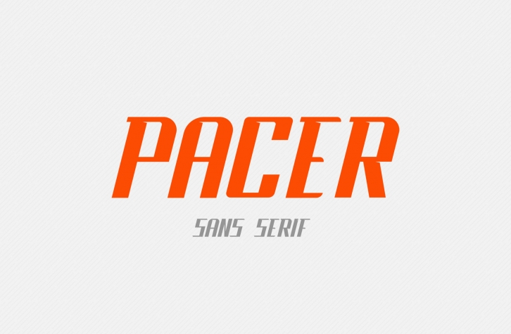 Pacer - Sports Sans Serif Font Font Download
