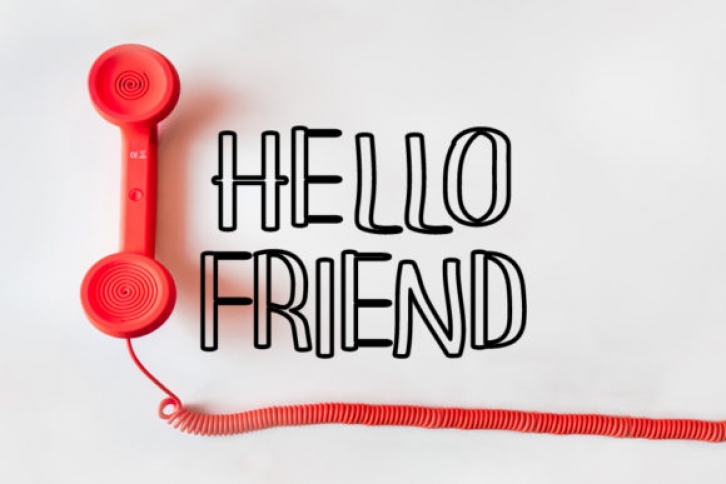 Hello Friend Font Download