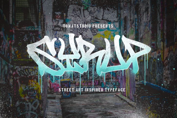 Graffiti inspired Typeface | Syrup Font Download