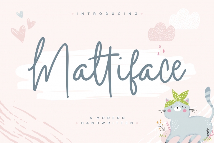 Mattiface Modern Handwritten Font Font Download