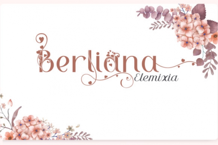Berliana Elemixia Font Download