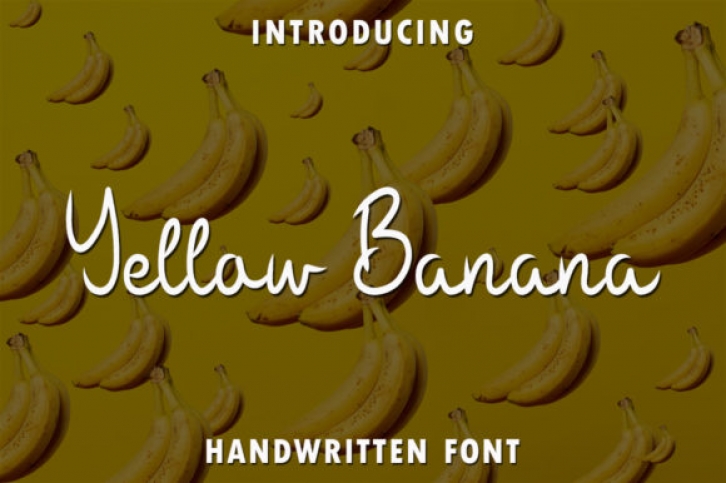 Yellow Banana Font Download